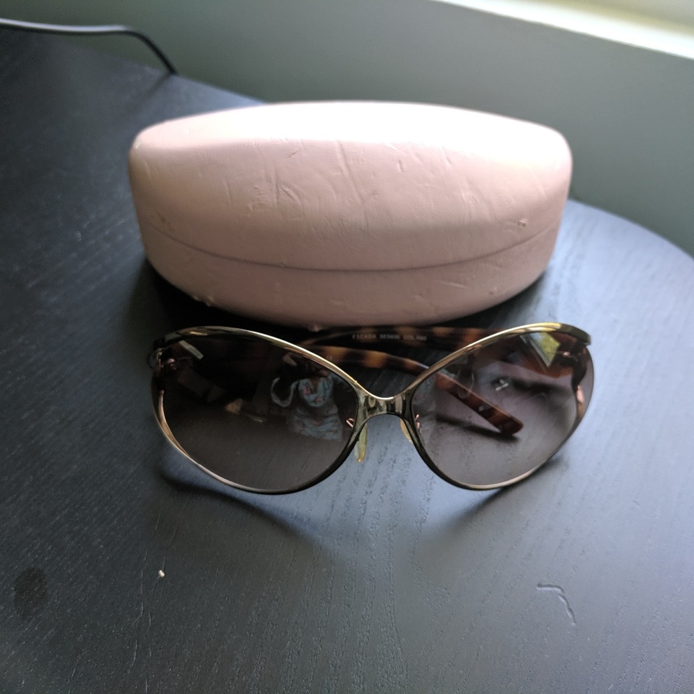 Escada Tortoise Brown Sunglasses SES635